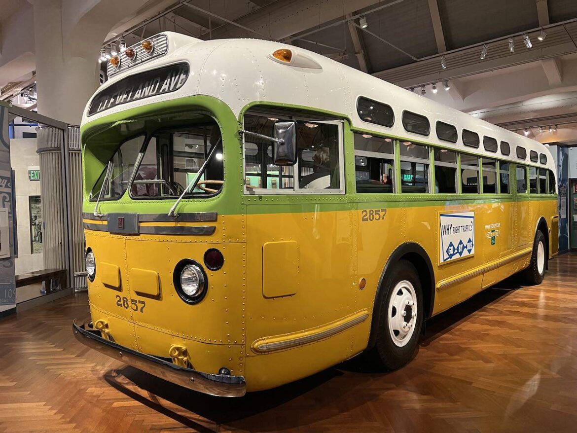 Detroit. Rosa Parks' bus © B.Watts