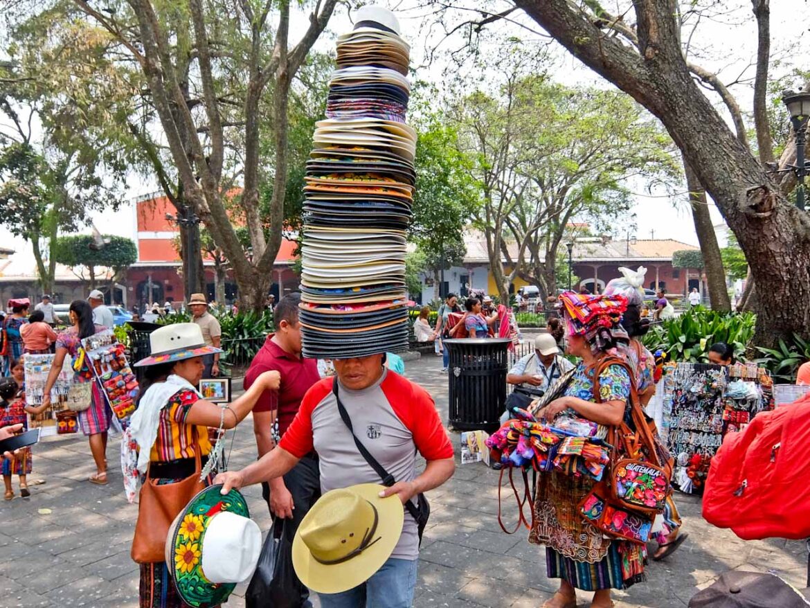 Antigua Hat Man, the best place to visit in Guatemala