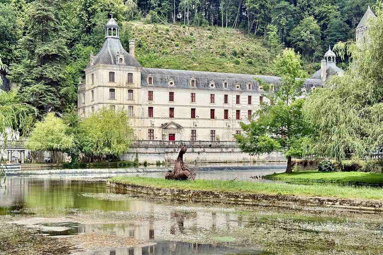 Benedictine Abbey in Brantôme in the Dordogne, France