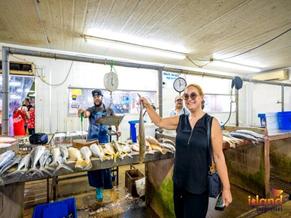 Central Market fish section Trinidad