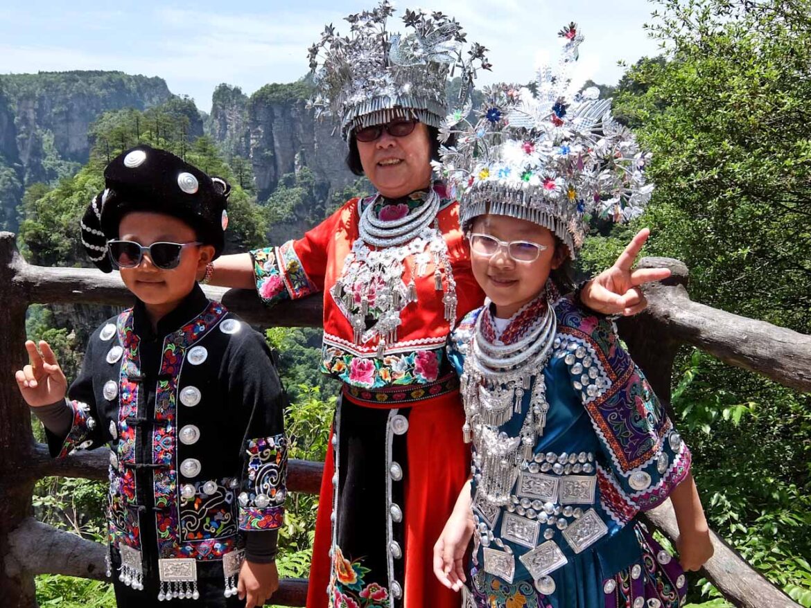 Chinese Tourist Family