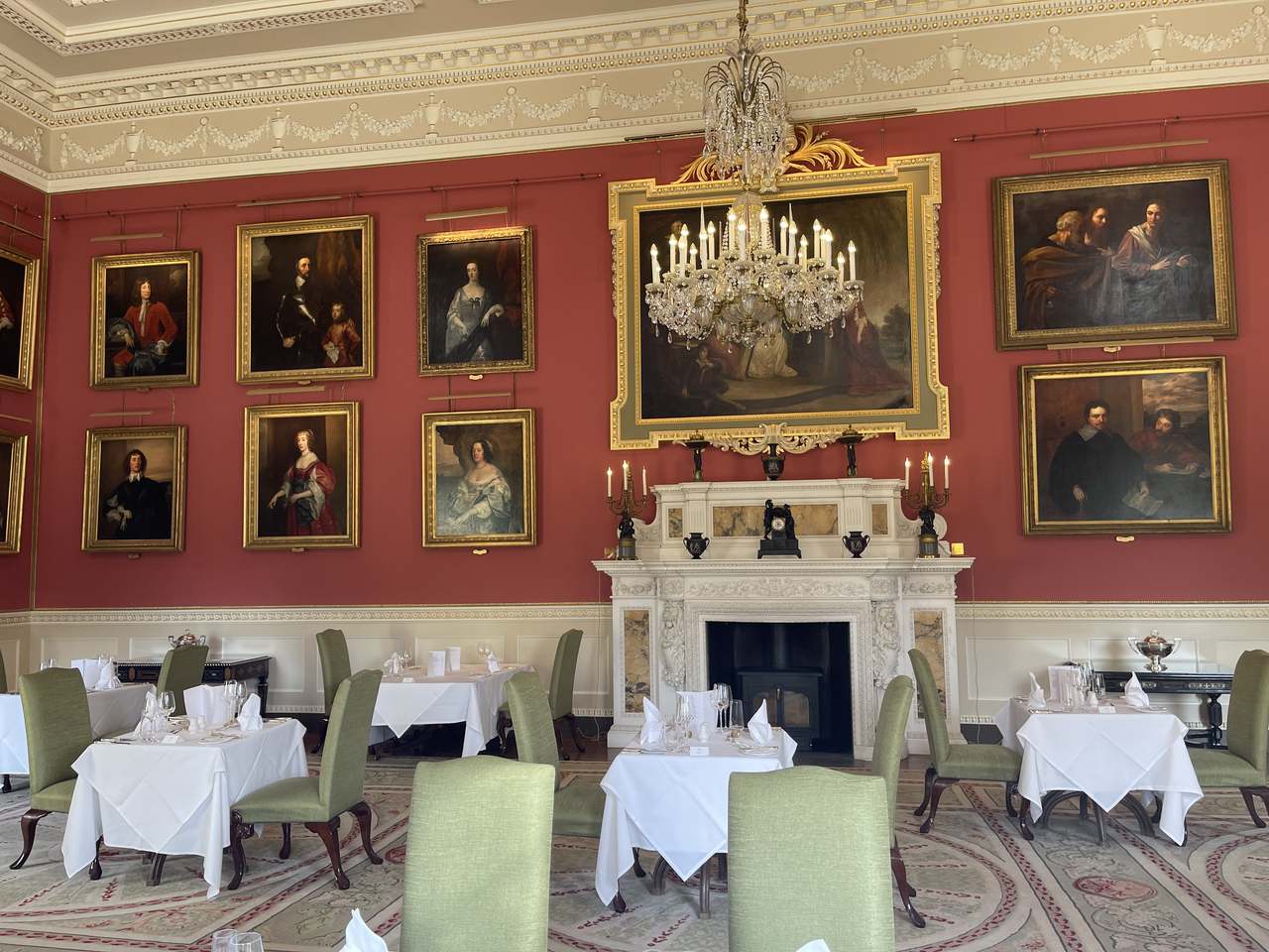 Dining room with masterpieces