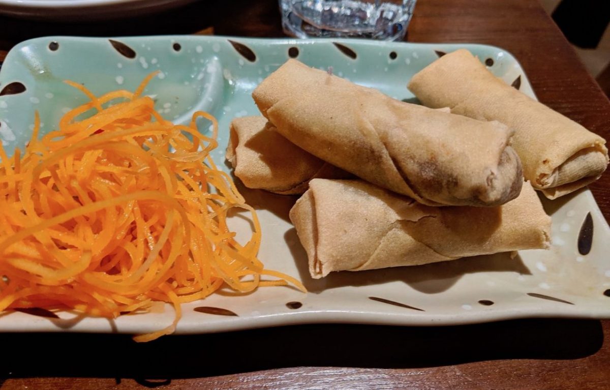 Eatokyo duck spring rolls