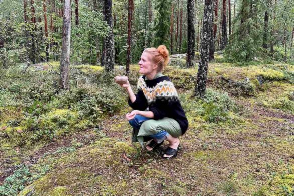 Karolina, Guide in Kauppi Forest near Tampere in Finland