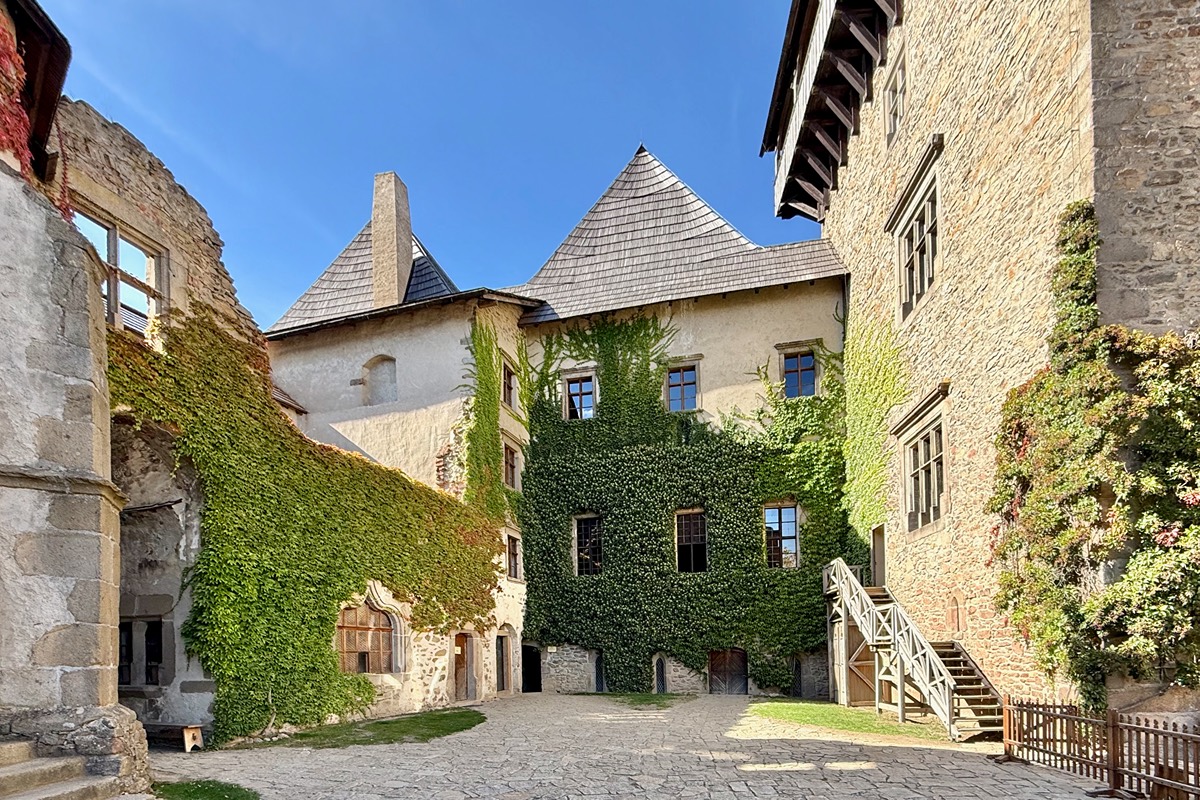 Lipnice Castle in Lipnice, Vysočina in Czechia