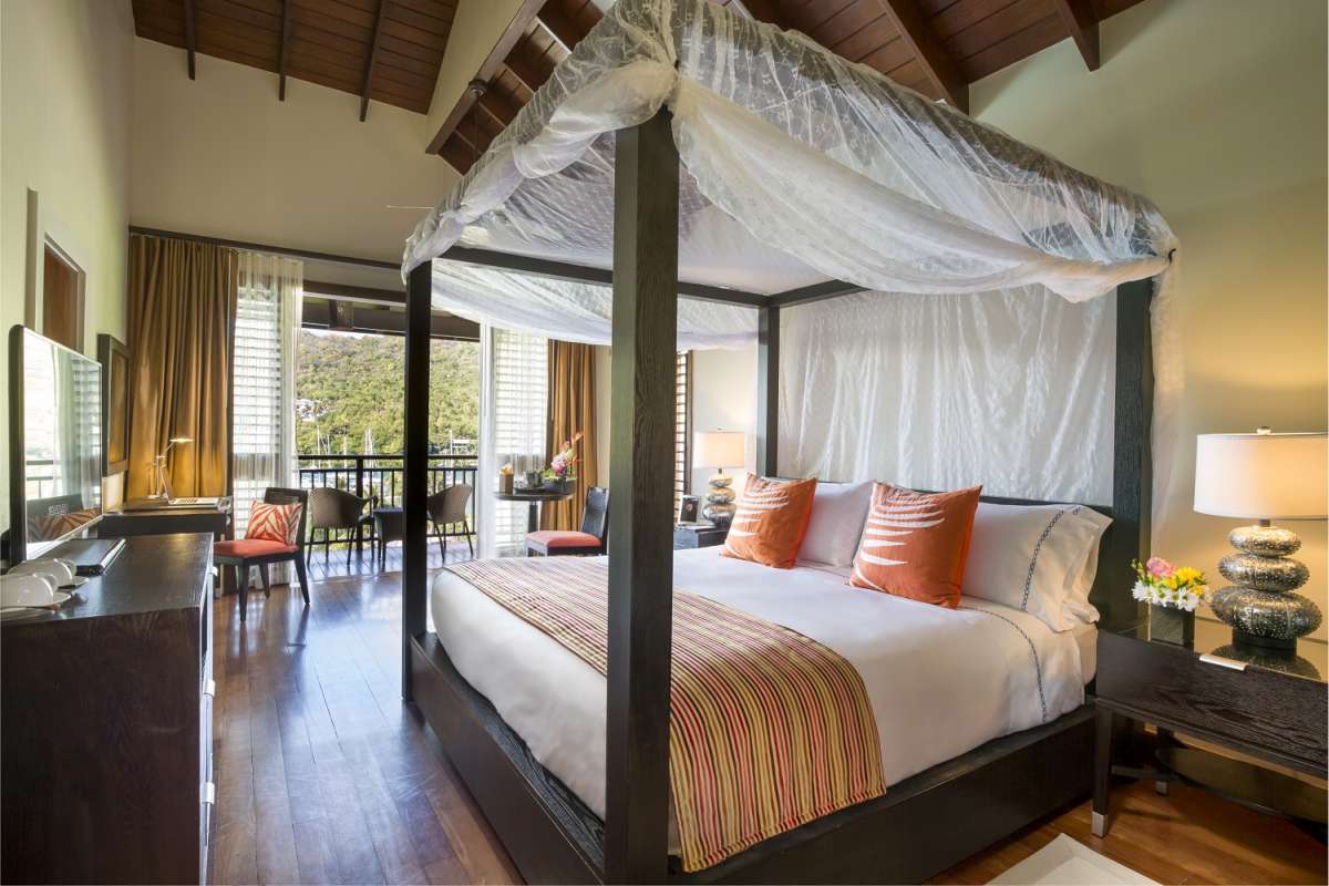 Bedroom in Capella Marigot Bay