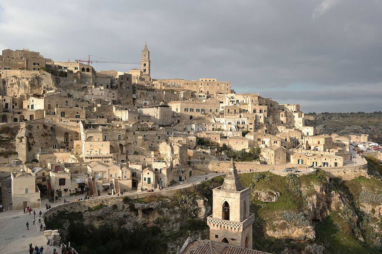 Matera seen from Civita da S. Maria di Idris