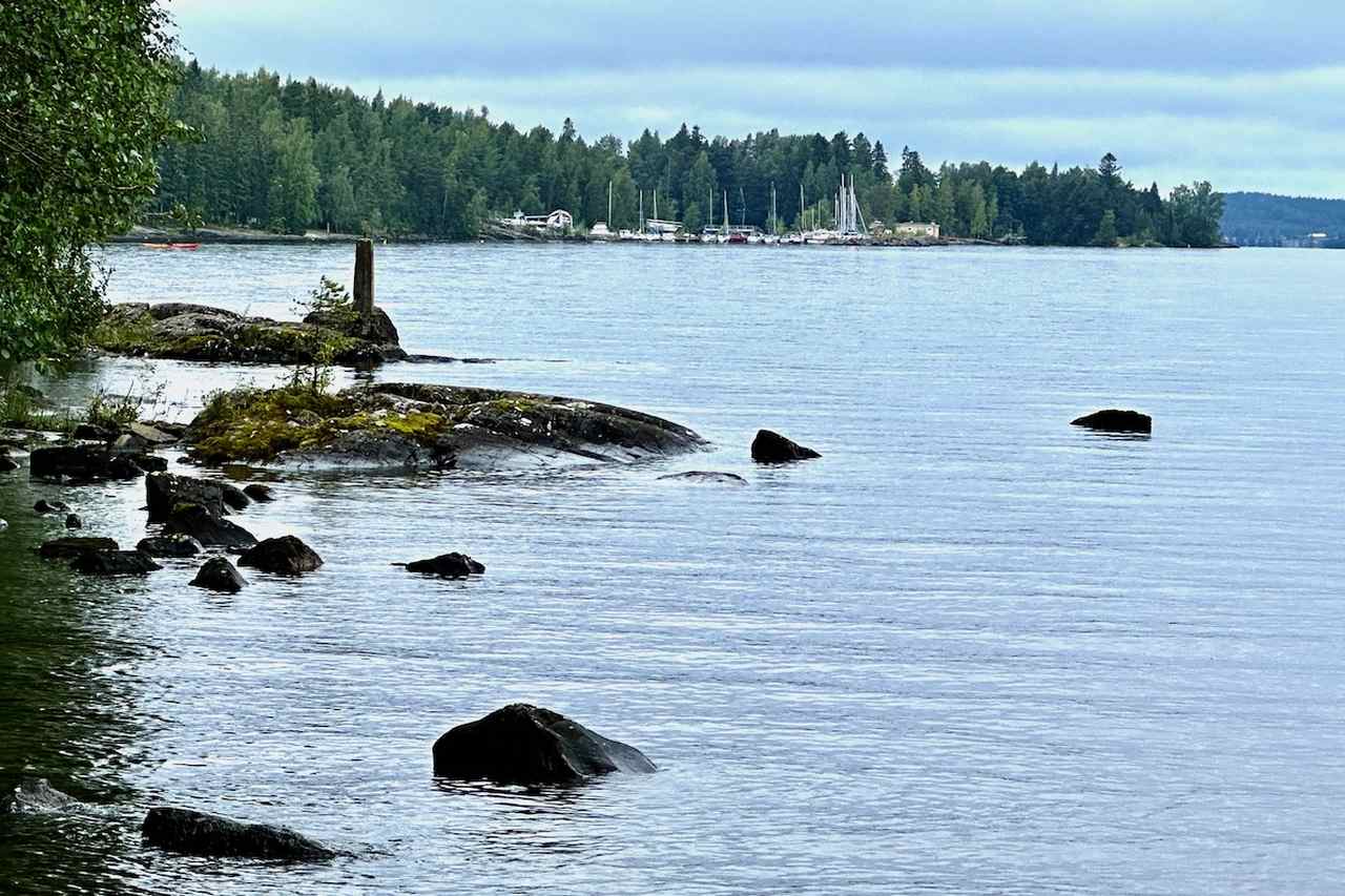 Näsijärvi Lake in Tampere, Finland