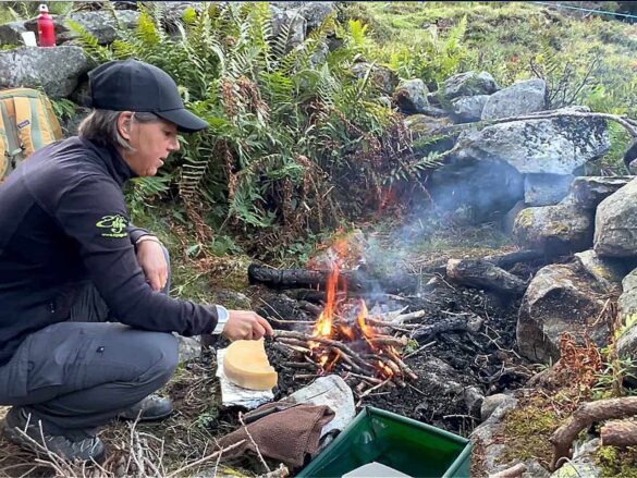 Raclette camp fire ©BWatts