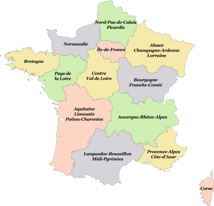 regions de france 2016