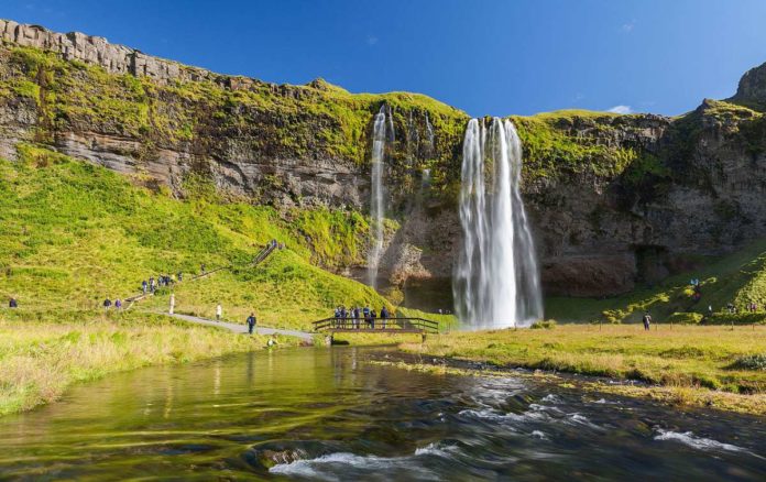 Seljalandsfoss waterfall, Iceland