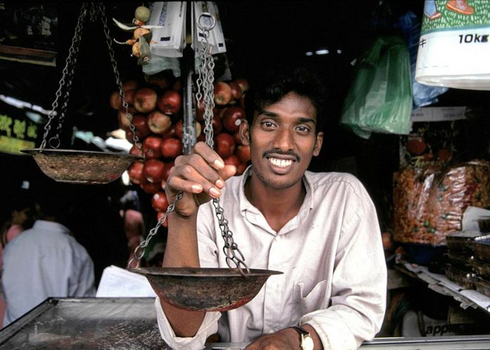 Shopkeeper in Sri Lanka