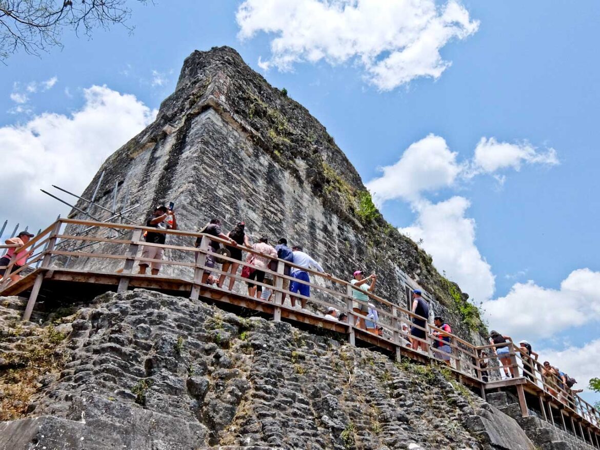 TIkal Temple IV Top is one of the best places to visit in Guatemala