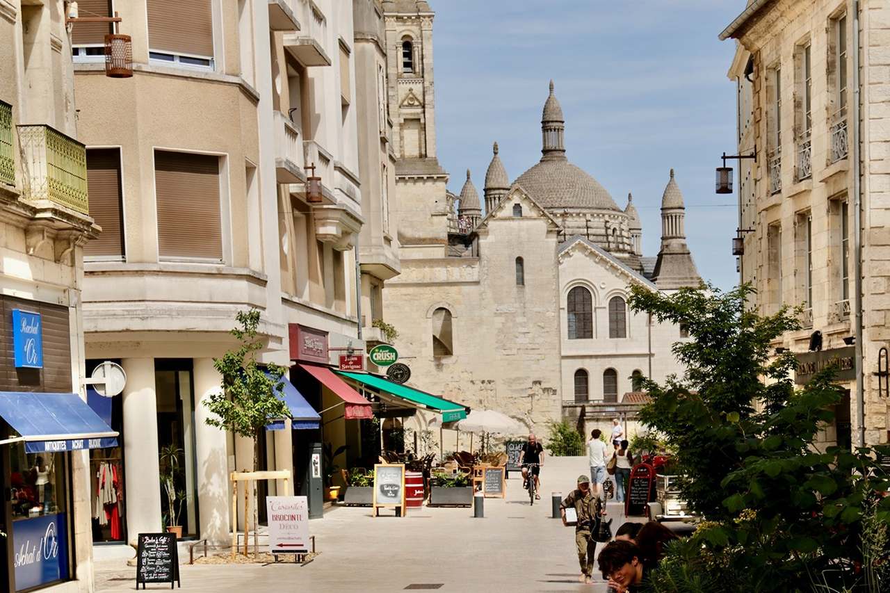 The Old Town of Périgueux in the Dordogne, France