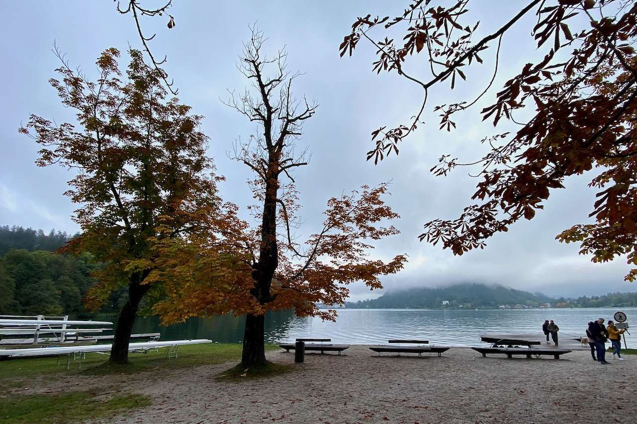 The Olympic Rowing Centre on Lake Bled in Slovenia