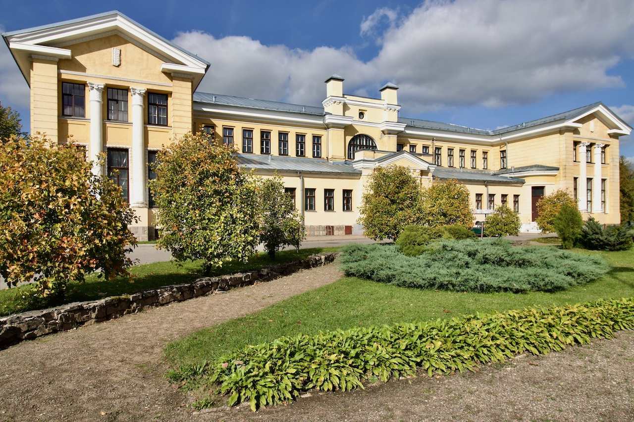 The Railway Station at Gulbene in Vidzeme, Latvia