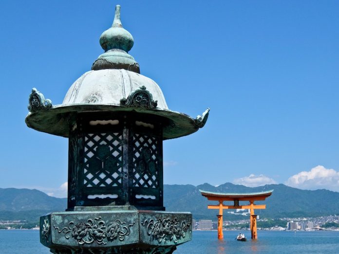 Torii Gate with boat