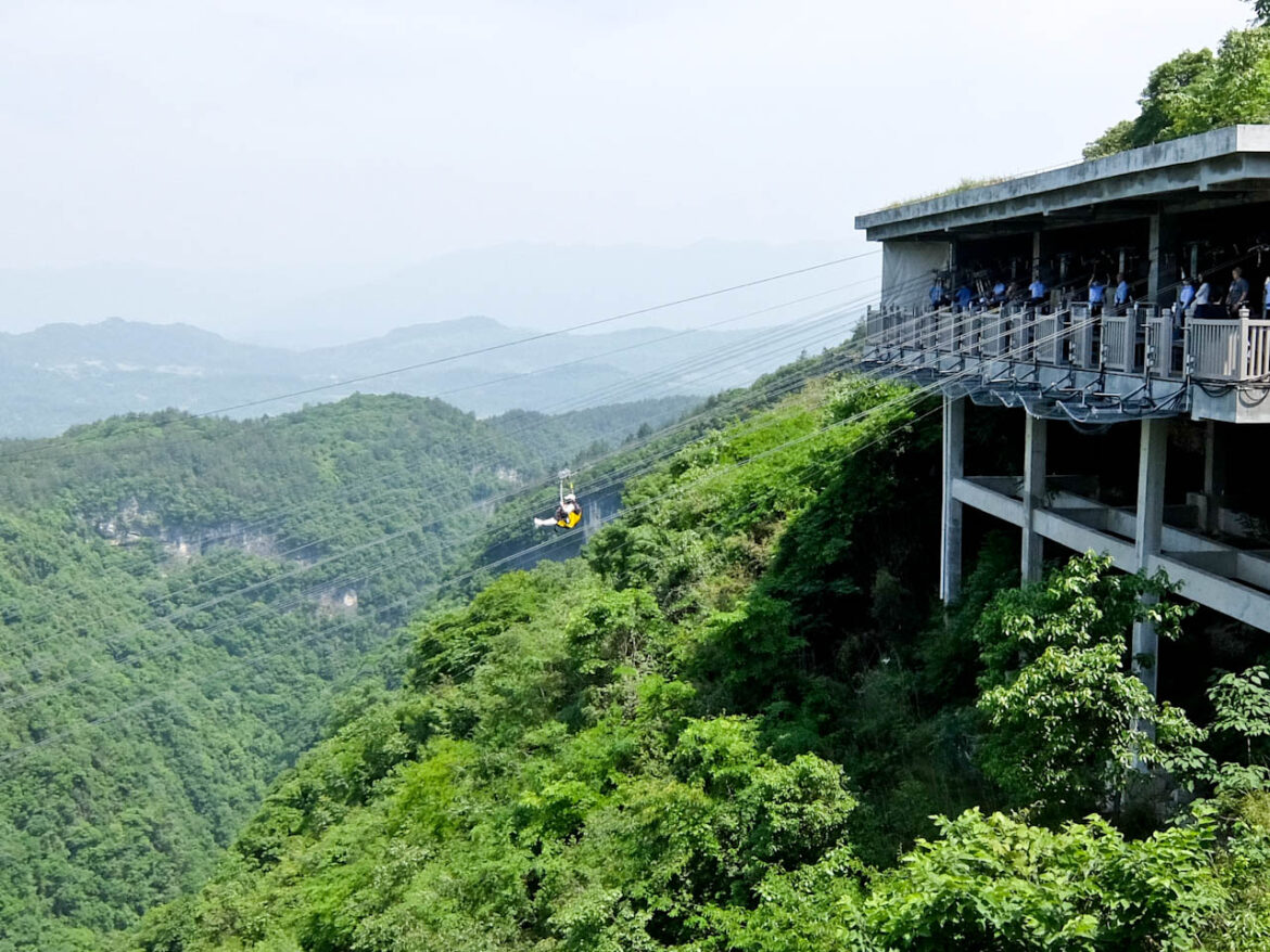 Zhangjiajie Glass Bridge Zipline