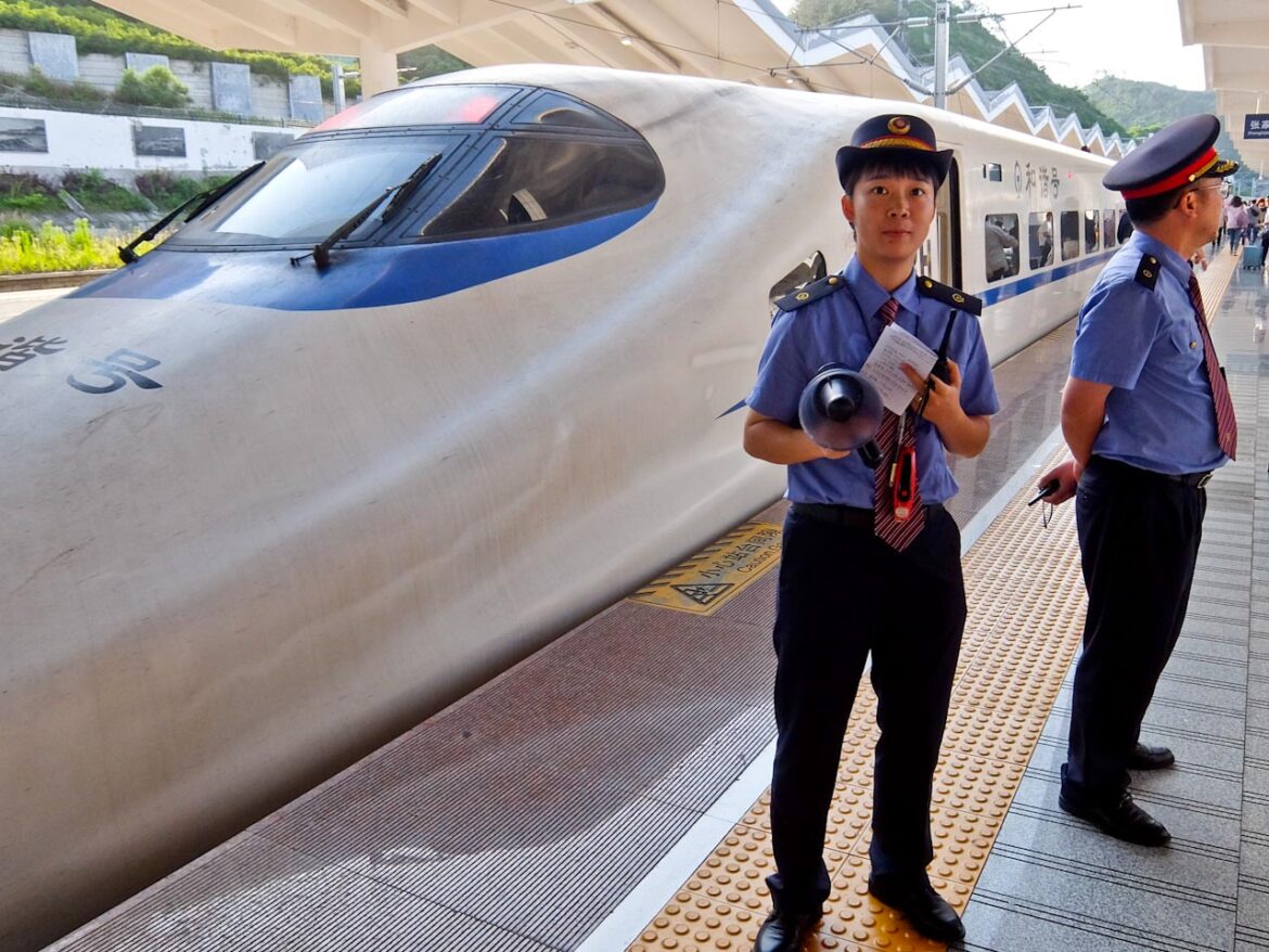 Zhangjiajie Railway Station Guards