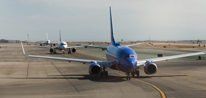 Planes in a queue